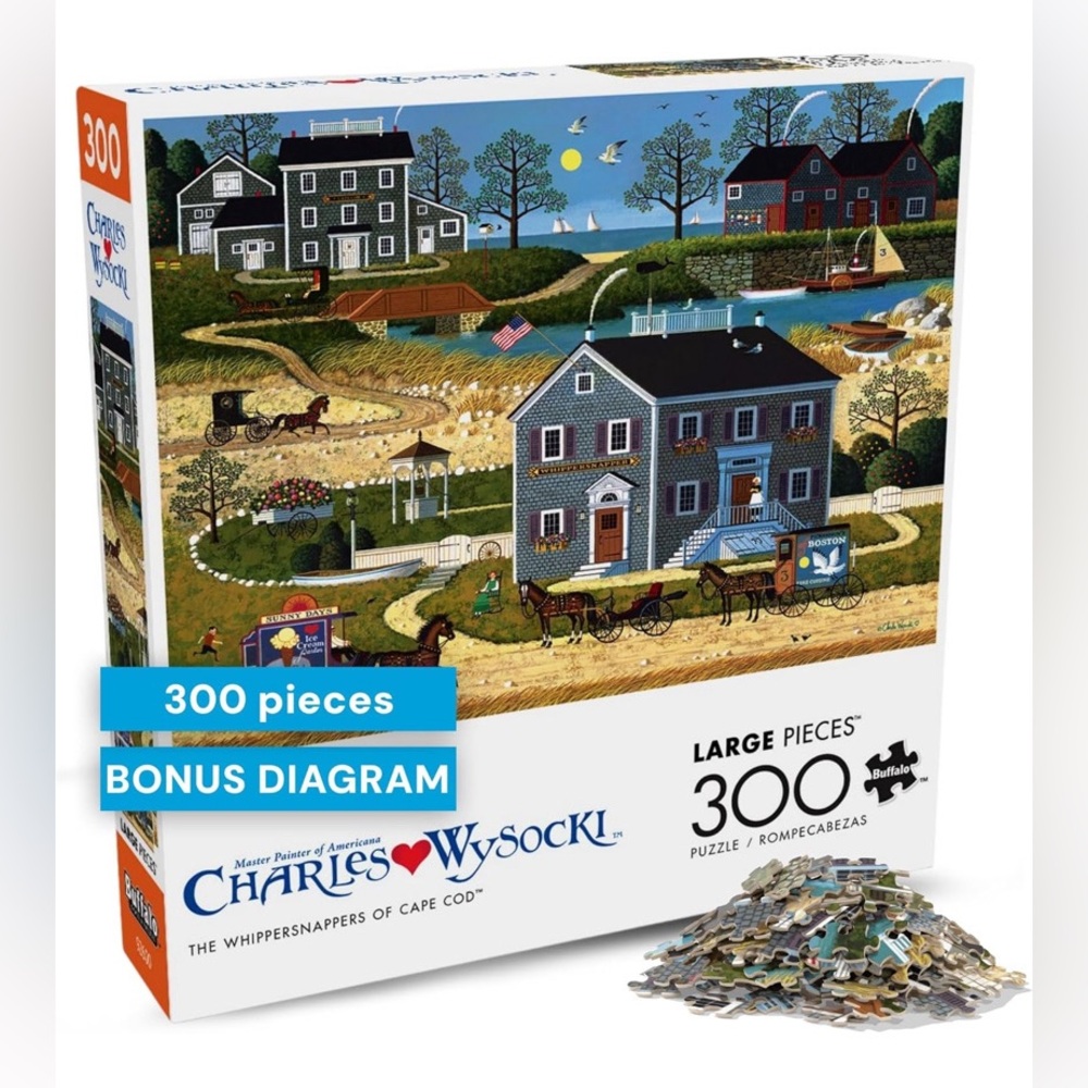 Buffalo Games - Charles Wysocki - The Whippersnappers of Cape Cod - 300 Piece